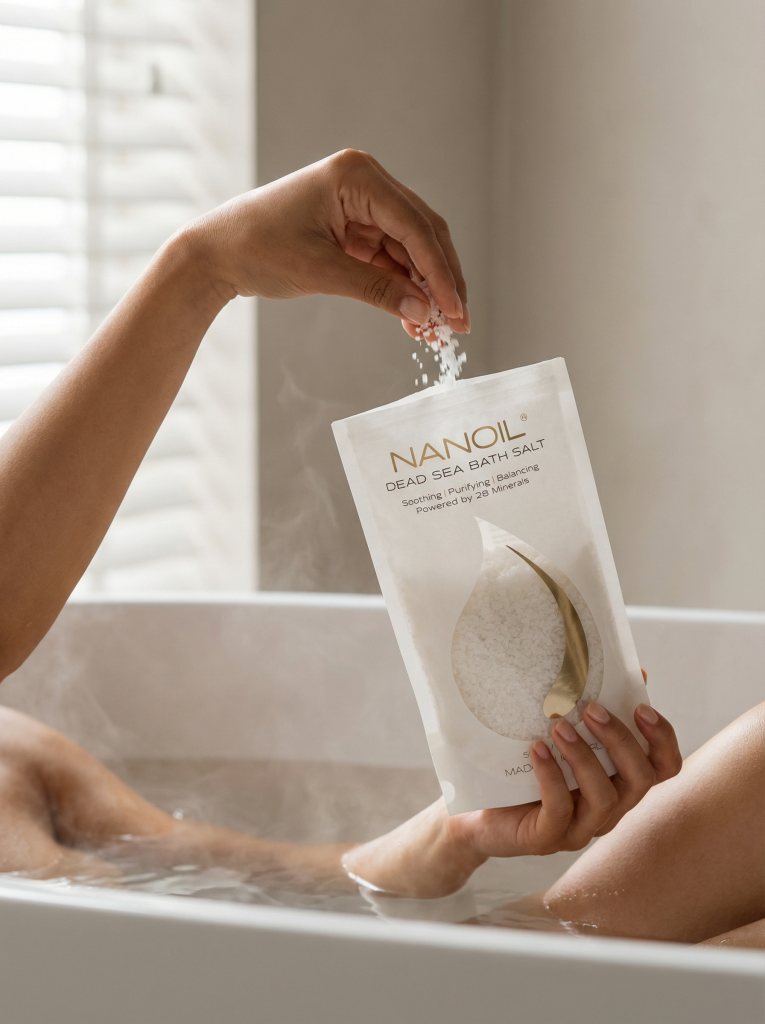 nanoil Kúpeľová soľ z Mŕtveho mora